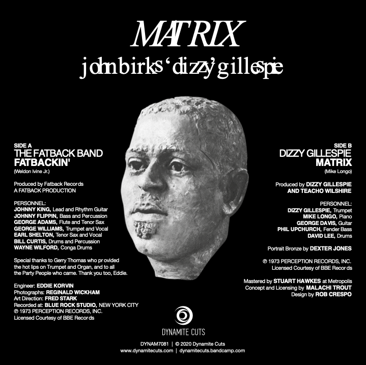 The Fatback Band, Fatbackin / Dizzy Gillespie, Matrix”