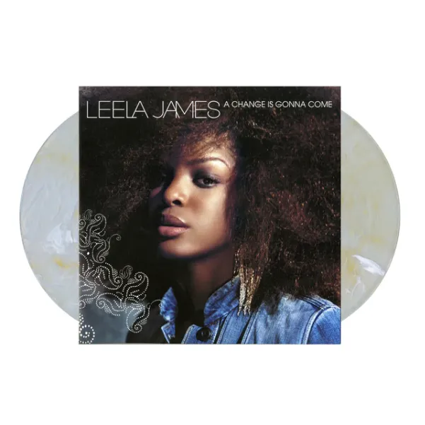 LEELA JAMES A CHANCEIS CONNA COME PRESSED ON GOLDEN PEARL COLORED VINYL.webp