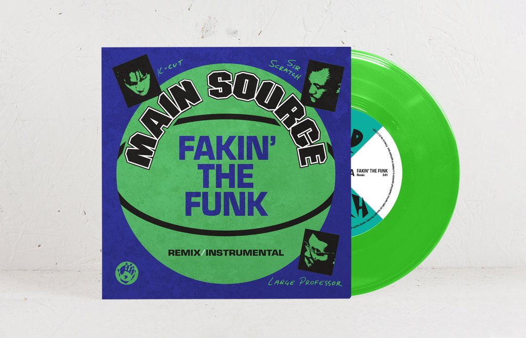 Main Source, Fakin’ The Funk (Remix) / Fakin’ The Funk (Instrumental) (COLOR)