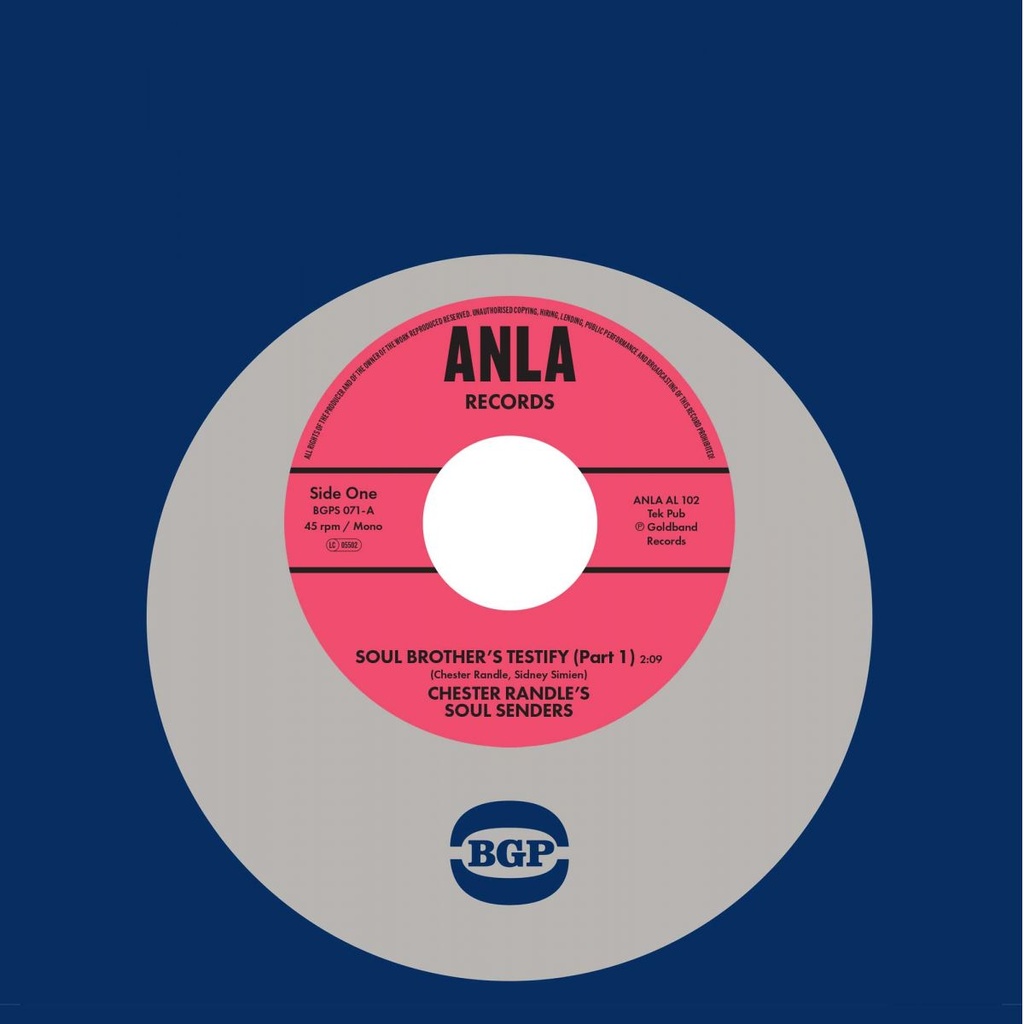 Chester Randle's Soul Senders,  Soul Brother's Testify (Part 1) / Soul Brother's Testify (Part 2)