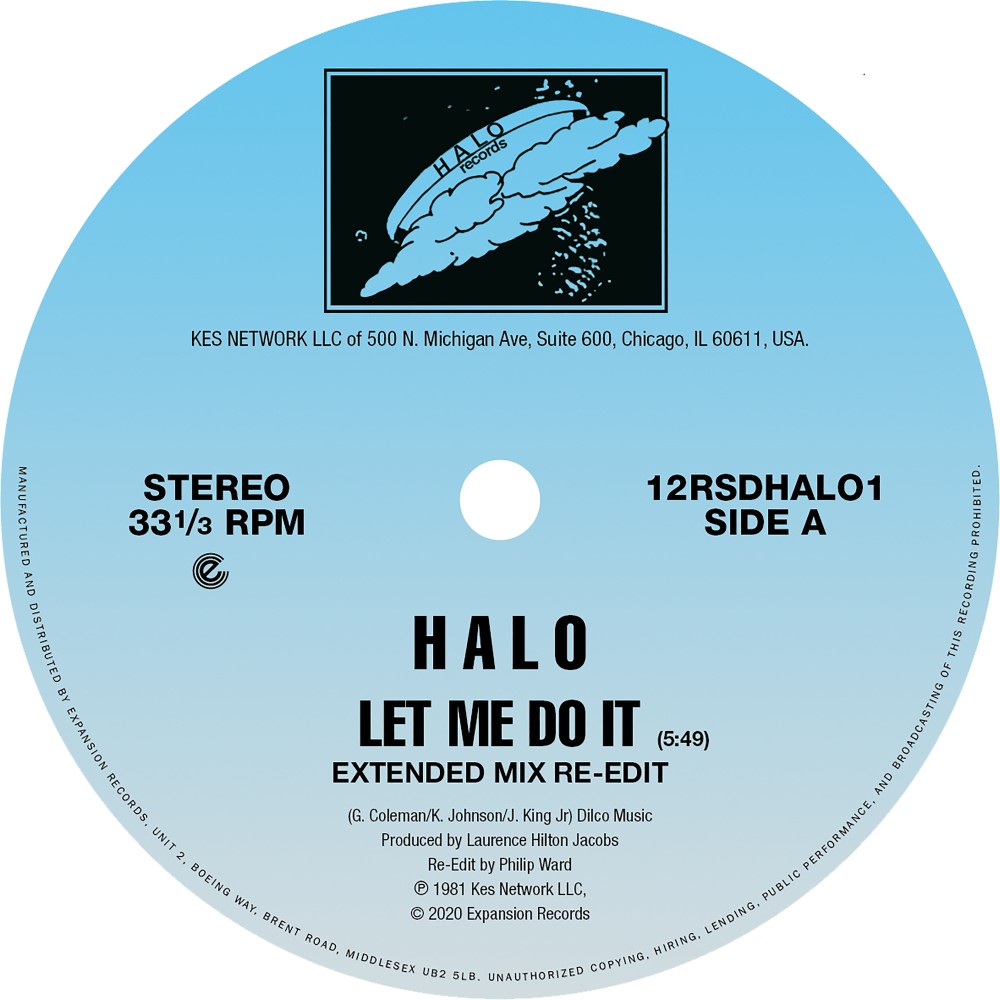Halo, Let Me Do It (Extended Version Re-Edit)/ Let Me Do It/ Life (Re-Edit)