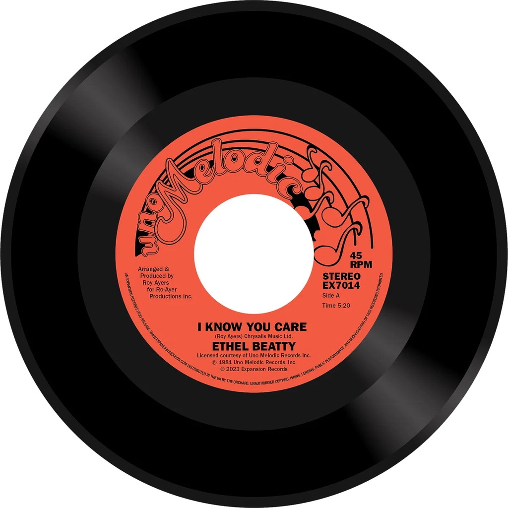 Ethel Beatty, I Know You Care b/w It's Your Love