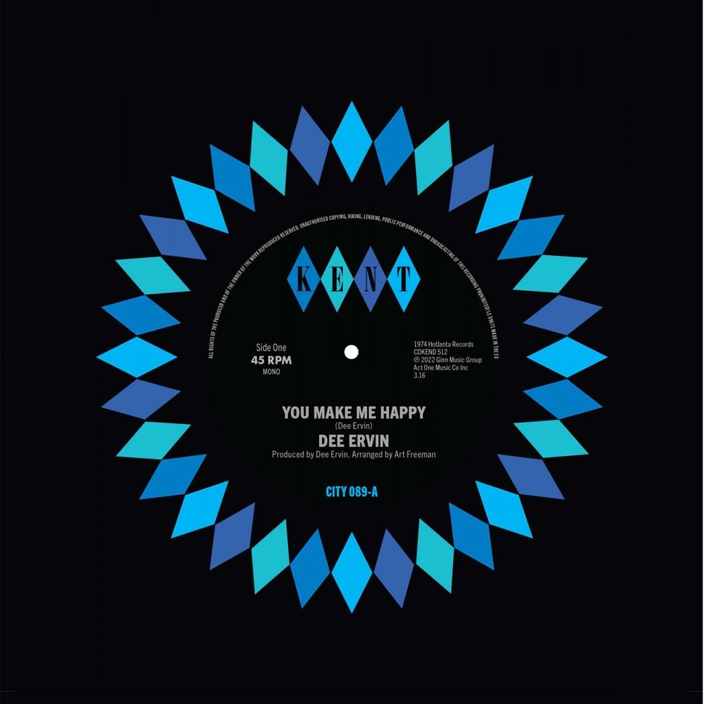 Dee Ervin, You Make Me Happy / Give Me One More Day