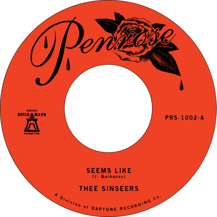 Thee Sinseers Seems Like (Vocal & Instrumental)