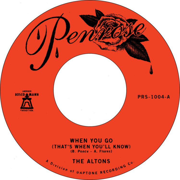 The Altons, When You Go / Over & Over