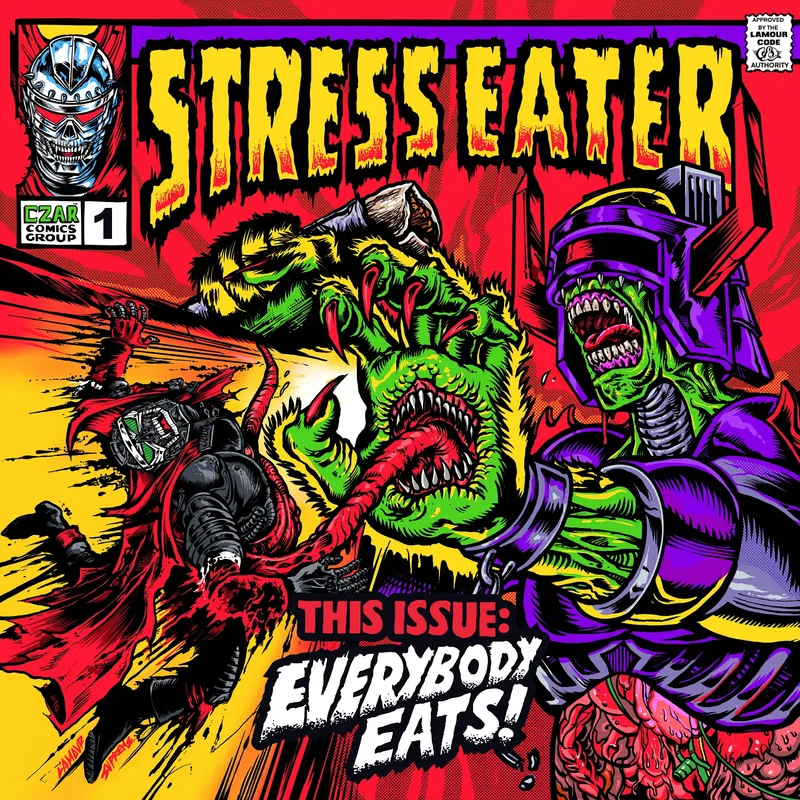 [SIL030-LP] Czarface presents : Stress Eater - Everybody Eats! (COLOR)