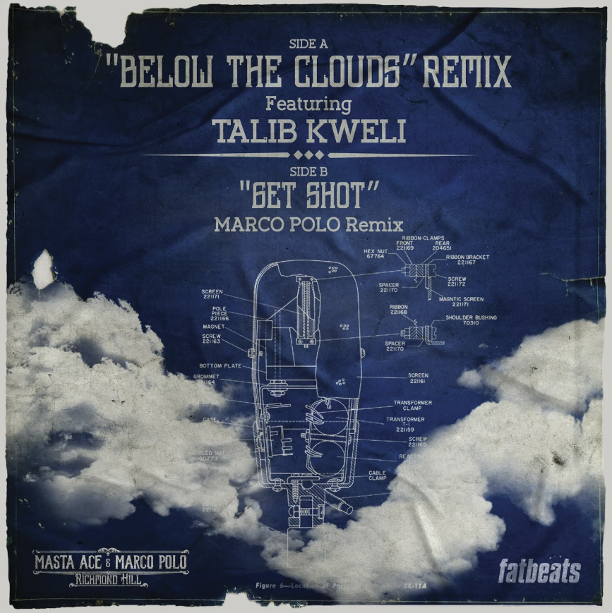 Masta Ace & Marco Polo, Below The Clouds (Remix) b/w Get Shot (Remix)