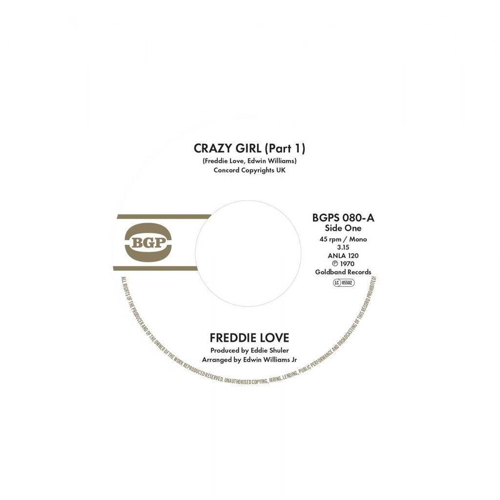 [BGPS 080] Freddie Love, Crazy Girl Part 1 / Crazy Girl Part 2 
