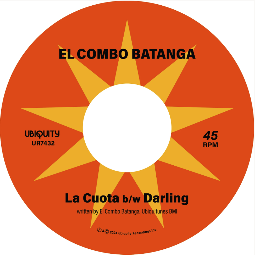 [UR7432] El Combo Batanga, La Cuota b/w Darling 
