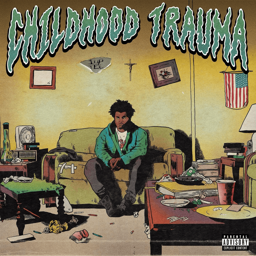 1up Tee, Childhood Trauma 