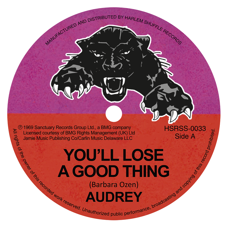 Audrey, You'll Lose A Good Thing / Love Me Tonight