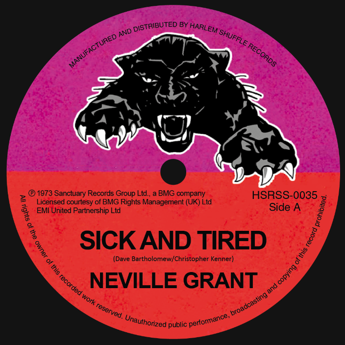 Neville Grant, Sick And Tired / Black Man's Time 