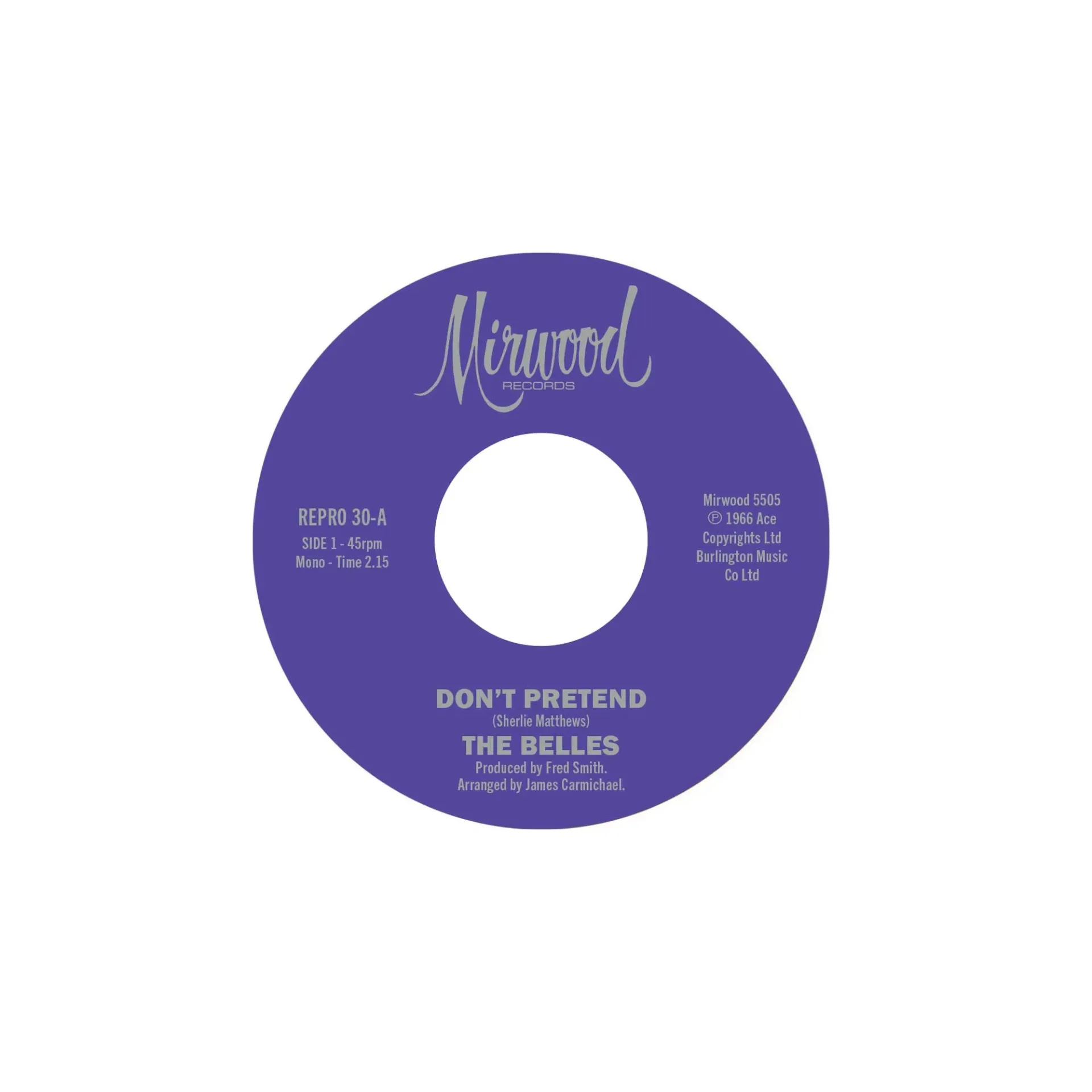 The Belles, Don't Pretend / Cupid's Got A Hold