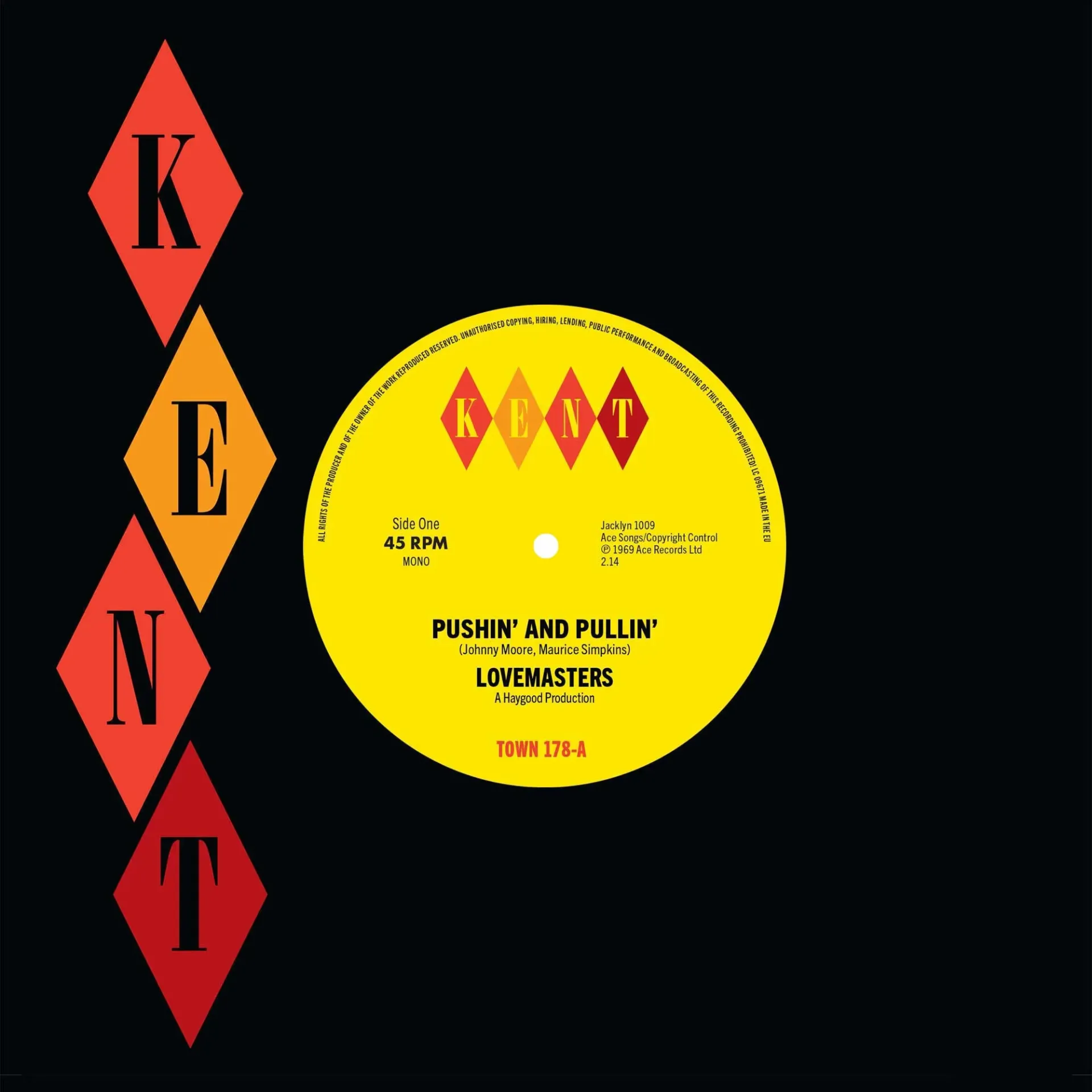 Lovemasters, Pushin' And Pullin' b/w Ron Murray, First Day