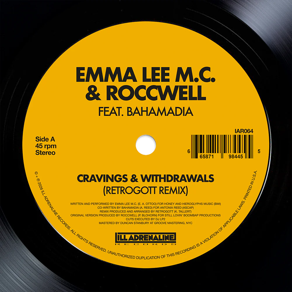 Emma Lee M.C. & Roccwell, Cravings & Withdrawals feat. Bahamadia - Retrogott Remix
