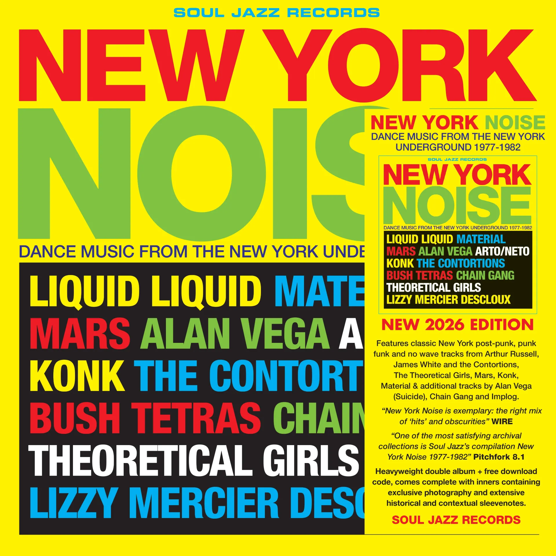 New York Noise 2026 Edition - Dance Music from The New York Underground 1978-82 (CD)