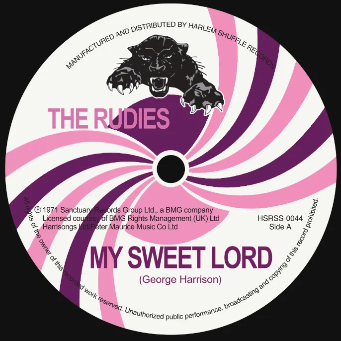 [HSRSS0044-7] The Rudies, My Sweet Lord / Devil's Lead Soup