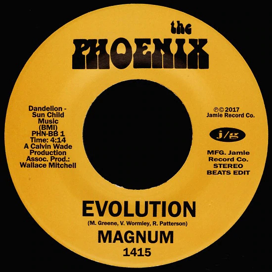 Magnum, Evolution (Beats Edit) b/w It's The Music That Makes Us Do It
