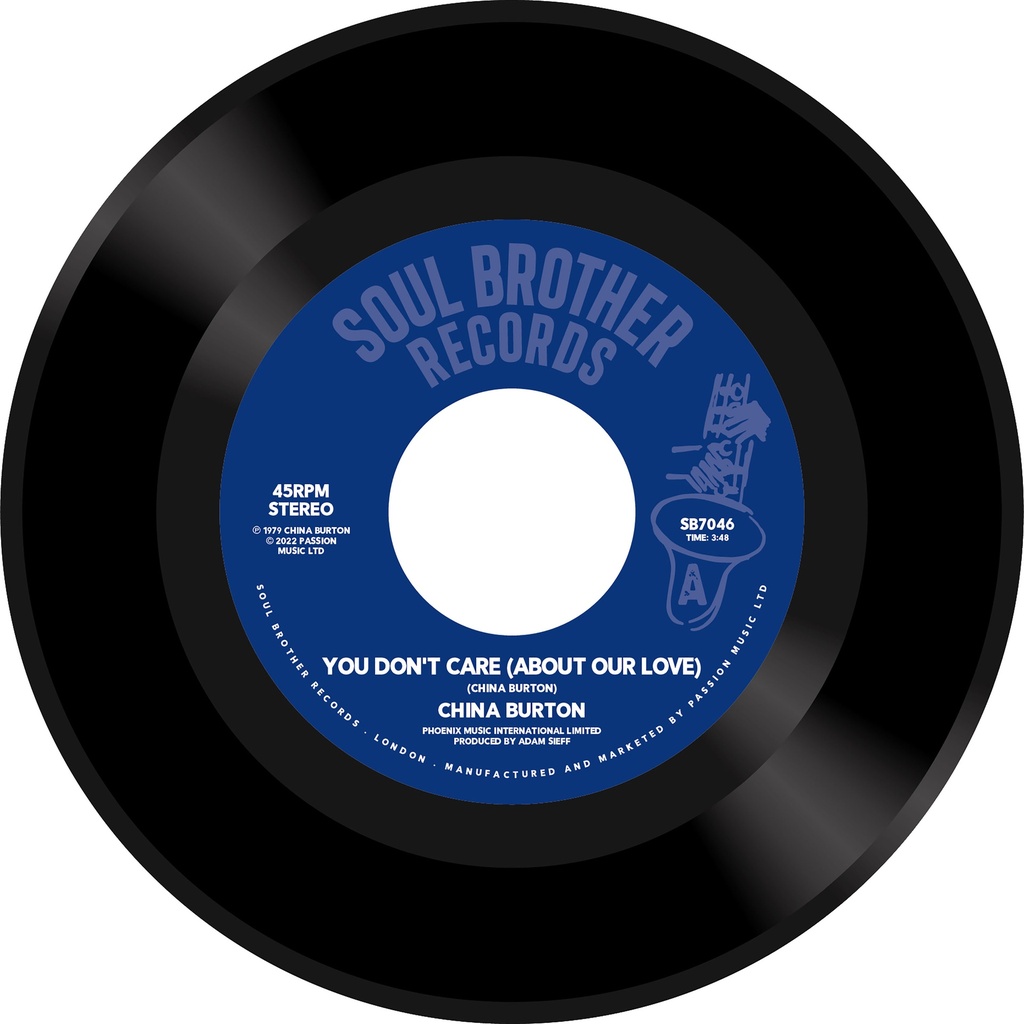 [SB7046] China Burton, You Don’t Care (About Our Love) / Instrumental