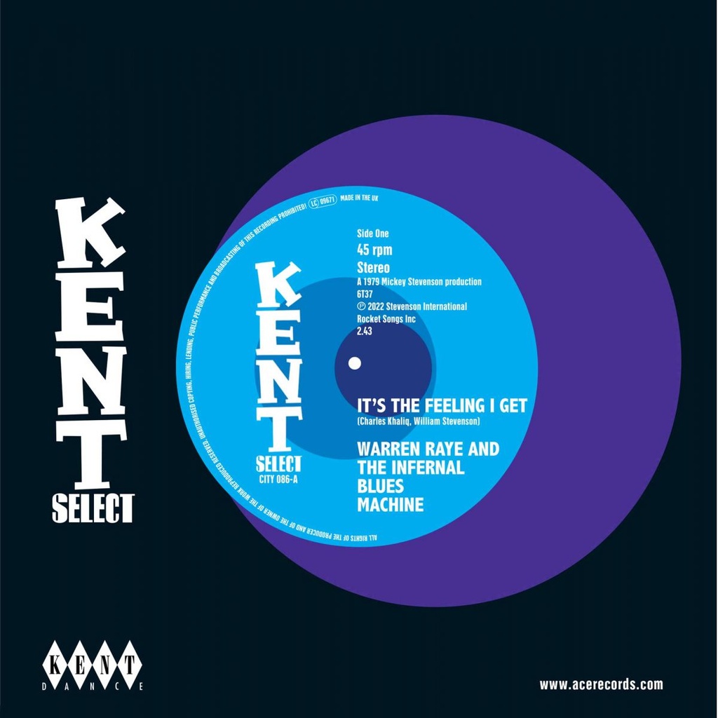 [CITY 086] Warren Raye & The Infernal Blues Machine, It's The Feeling I Get / I Can't Turn You Down