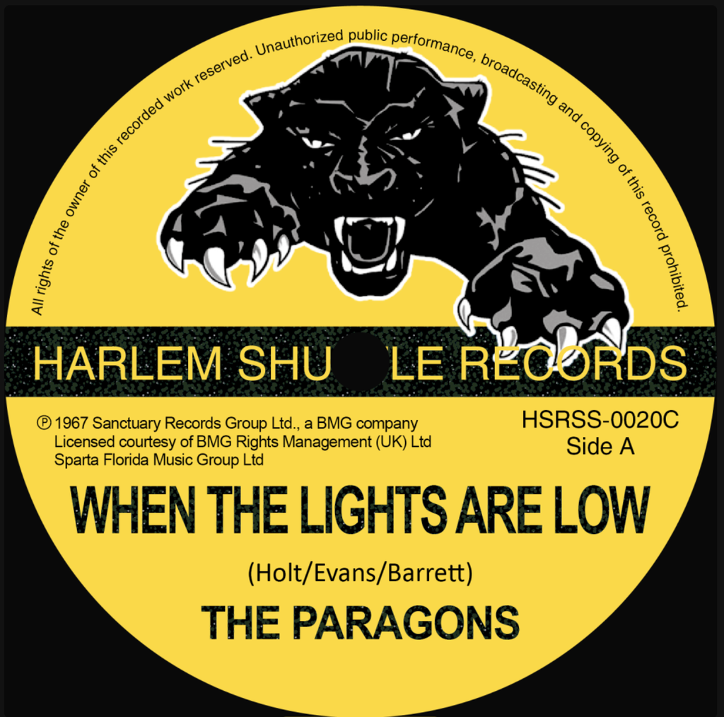 Paragons, When The Lights Are Low / I Want To Go Back