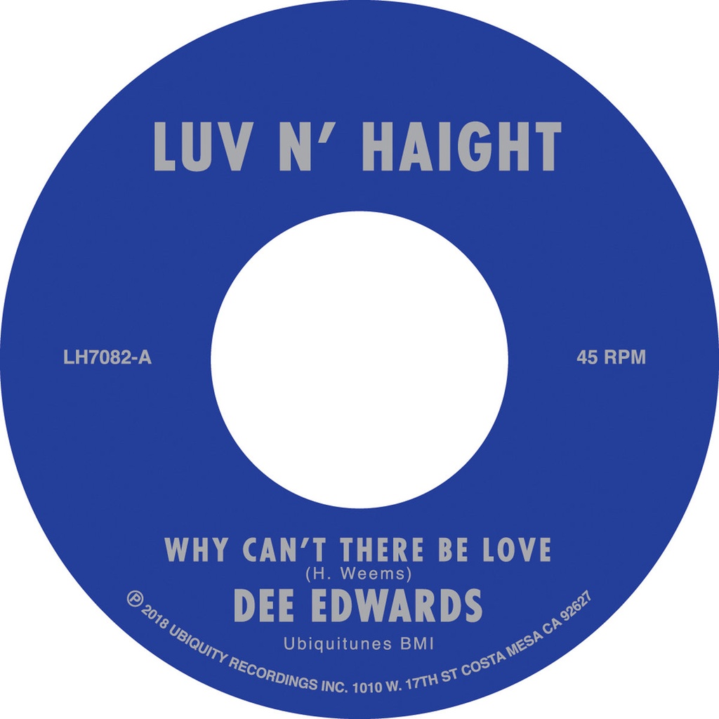 Dee Edwards, Why Can't There Be Love b/w I Can Deal With That