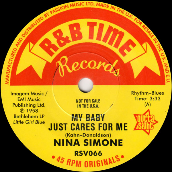 Nina Simone, My Baby Just Cares For Me