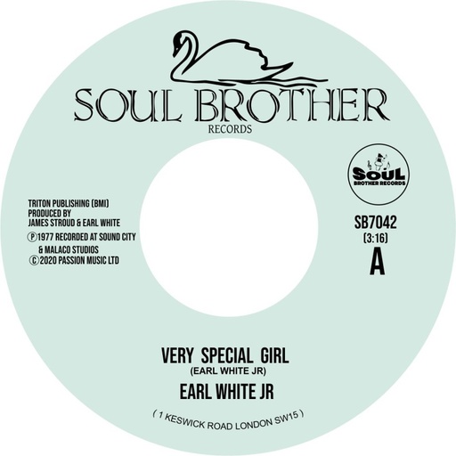 [SB7042] Earl White Jr, Very Special Girl / Never Fall In Love Again