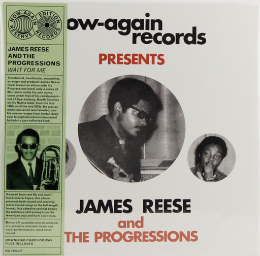 [NA5190-LP] JAMES REESE	WAIT FOR ME: THE COMPLETE WORKS 1967-1972