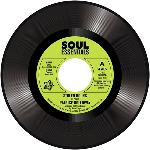 [SEV005] Patrice Holloway, Stolen Hours / Love and Desire