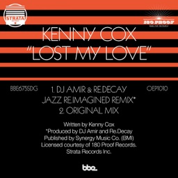 [BBE675LP] Kenny Cox, Lost My Love (DJ Amir & Re.Decay Jazz Re.Imagined Remix)