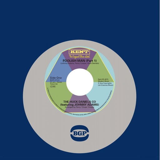 [BGPS 072] The Huck Daniels Co Featuring Johnny Adams, Foolish Man (Part 1) / Foolish Man (Part 2)