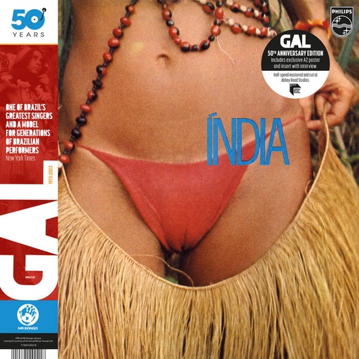 [MRBLP282] Gal Costa, India (50th Anniversary Edition)