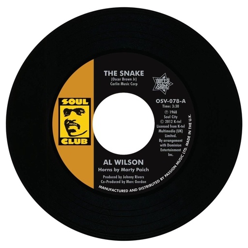 [OSV078] Al Wilson, The Snake b/w Show And Tell