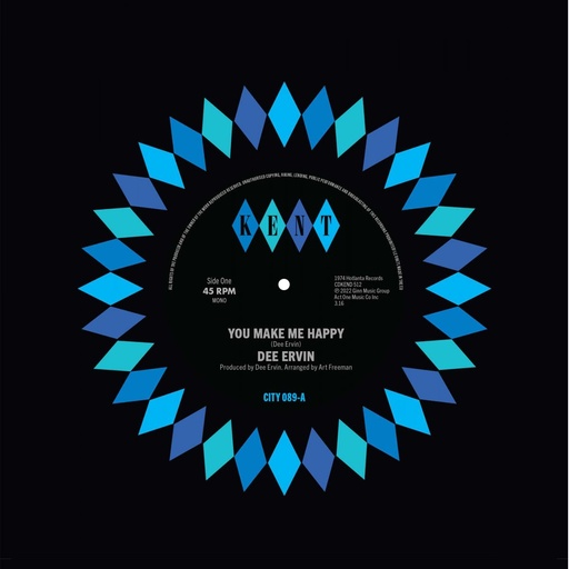 [CITY 089] Dee Ervin You Make Me Happy / Give Me One More Day