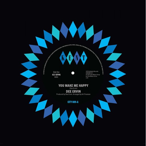[CITY 089] Dee Ervin, You Make Me Happy / Give Me One More Day