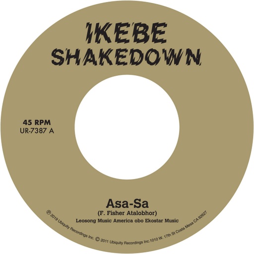 [UR-7387] Ikebe Shakedown, Asa​-​Sa b​/​w Pepper par