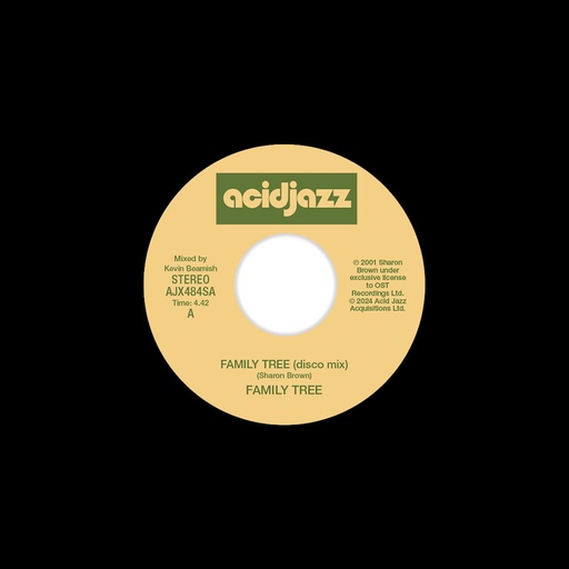 [AJX484S] Family Tree (Disco Mix) b/w Family Tree (Original Mix)