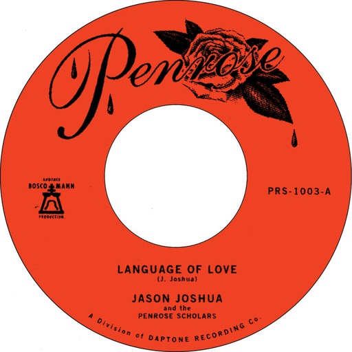 [PRS1003] Jason Joshua, Language Of Love / La Vida Es Fria