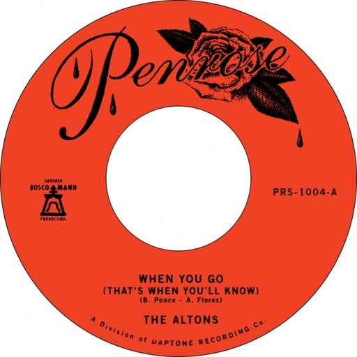 [PRS1004] The Altons, When You Go / Over & Over