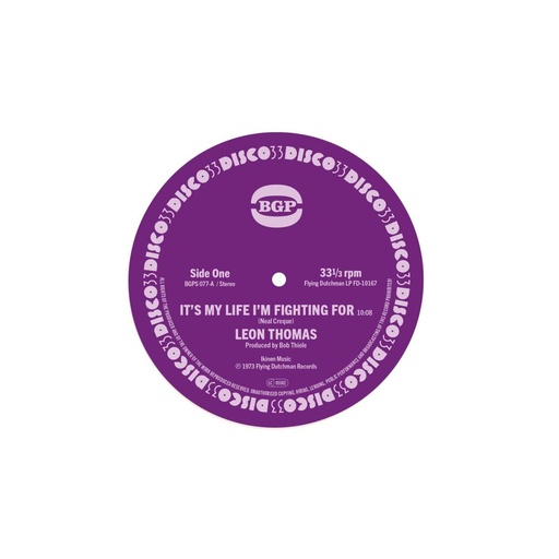 [BGPS 077] Leon Thomas, It's My Life I'm Fighting For / Shape Your Mind To Die
