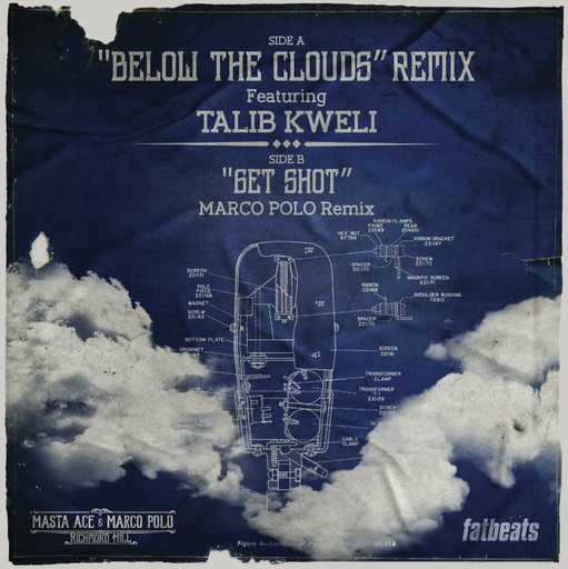 [FB7015] Masta Ace & Marco Polo, Below The Clouds (Remix) b/w Get Shot (Remix)