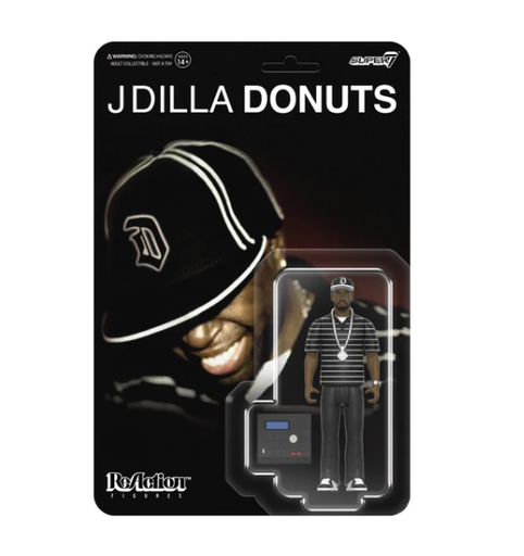 [TEGS7-RE-JDILLA-AC] J Dilla (Donuts Smile Album Cover) - ReAction Figure 