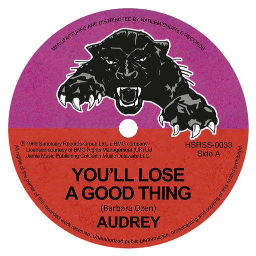 [HSRSS0033-7] Audrey, You'll Lose A Good Thing / Love Me Tonight