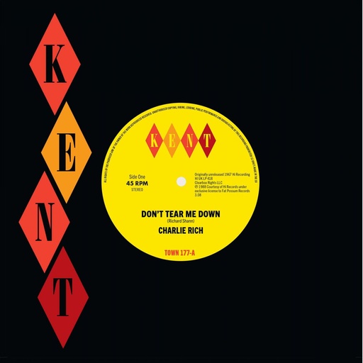 [TOWN 177] Charlie Rich, Don't Tear Me Down / Hotels, Motels