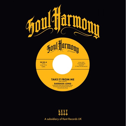 [SH 04] Barbara Long, Take it From Me b/w The Caution, Poor Loser