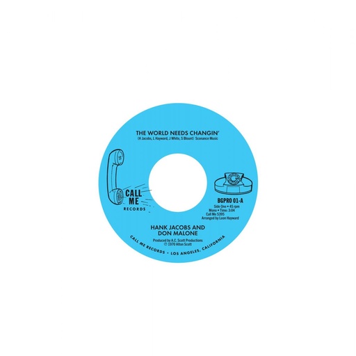[BGPRO 01] Hank Jacobs And Don Malone, The World Needs Changin' / Hank Jacobs & The Tko's, Gettin' On Down