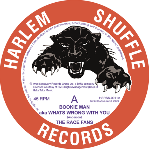 [HSRSS0011-7] Race Fans, Bookie Man (aka What's Wrong With You)/ Bookie Man (Original Version)