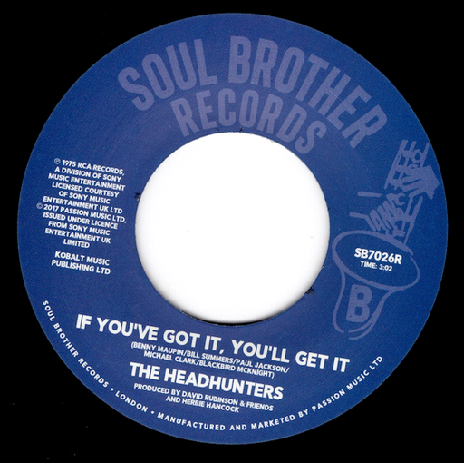 [SB7026] The Headhunters, God Make Me Funky / If You've Got It, You'll Get It