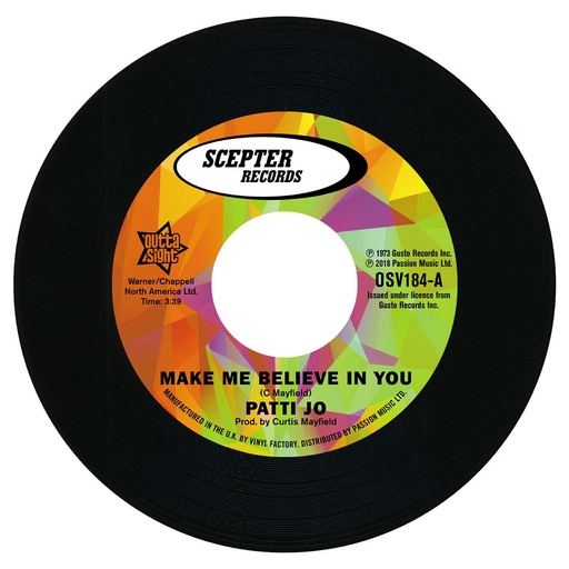 [OSV184] Patti Jo, Make Me Believe In You / Stay Away From Me